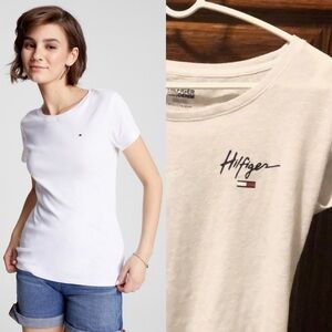 NWOT Tommy Hilfiger White T-shirt size XXS